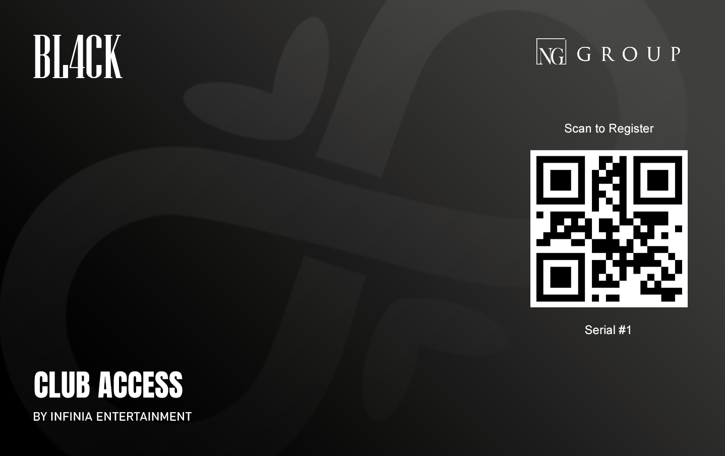 BL4CK Membership Card